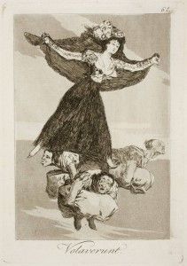 "Volaverunt", estampa de gravat, nº 61, 1799