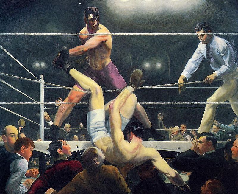 1924, George Bellows, Dempsey and Firpo